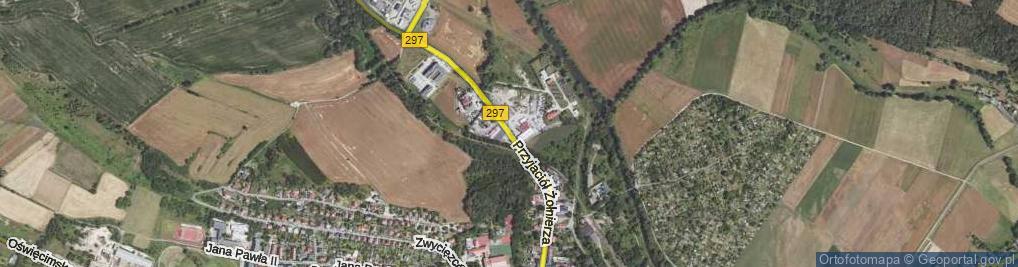 Zdjęcie satelitarne Przyjaciół Żołnierza ul.